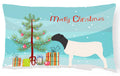 Dorper Sheep Christmas Decorative Throw Pillow 12x16 Indoor Outdoor Accent Cushion, Fabric Cover with Insert for Sofa, Bed, Porch & Living Room