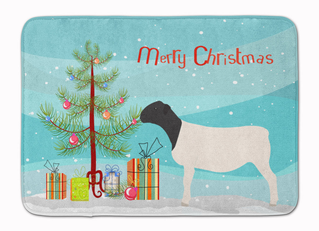 Dorper Sheep Christmas Memory Foam Kitchen Mat Machine Washable Anti-Fatigue Cushion Comfort Bath or Kitchen Rug