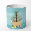 Horned Dorset Sheep Christmas Decorative Soy Candle Nature Soy Wax Essential Oil Home Decor Ideal for Bedroom Kitchen Bath Office Gift, 10 oz