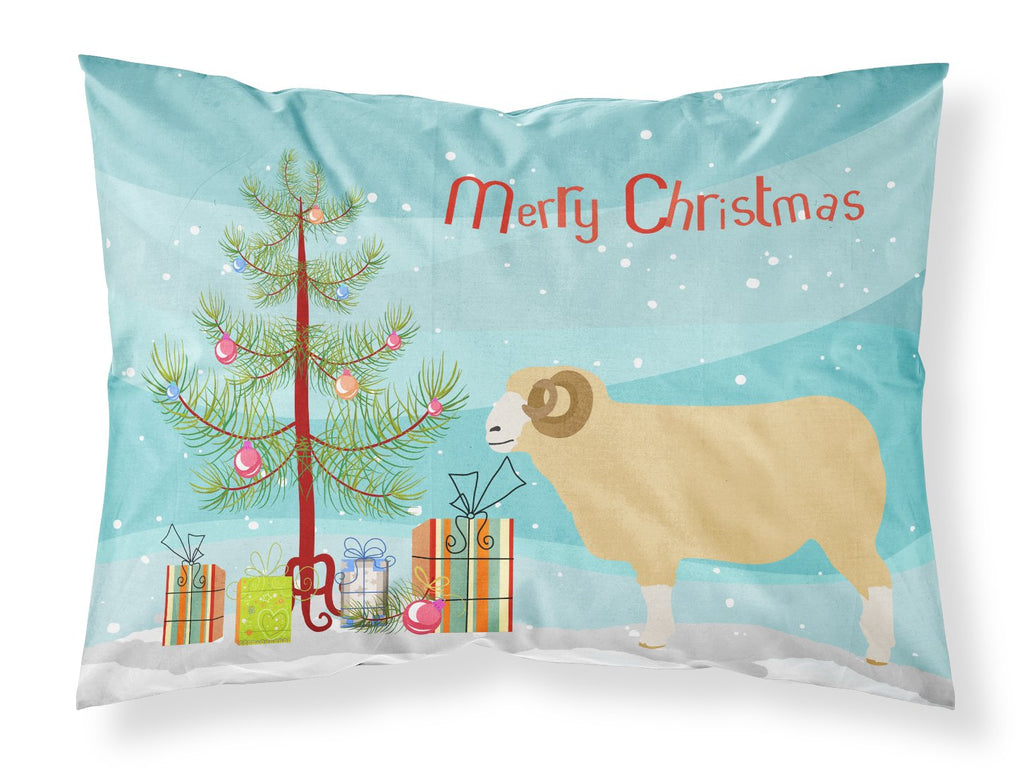 Horned Dorset Sheep Christmas Standard Pillowcase Lightweight Super Soft Easy Care Decorative Artwork Pillowcase, Standard