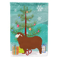 Merino Sheep Christmas House Flag 28x40 Porch Sleeve Pole Decorative Outside Yard Banner Artwork Wall Hanging, Polyester