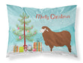 Merino Sheep Christmas Standard Pillowcase Lightweight Super Soft Easy Care Decorative Artwork Pillowcase, Standard