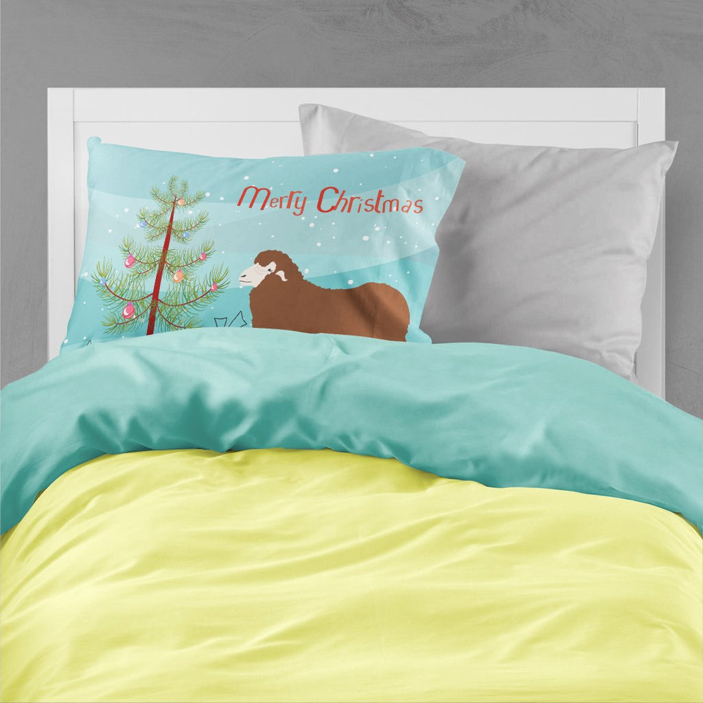 Merino Sheep Christmas Standard Pillowcase Lightweight Super Soft Easy Care Decorative Artwork Pillowcase, Standard