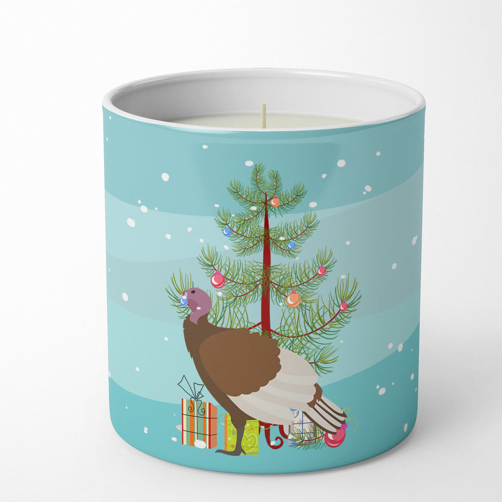 Bourbon Red Turkey Hen Christmas Decorative Soy Candle Nature Soy Wax Essential Oil Home Decor Ideal for Bedroom Kitchen Bath Office Gift, 10 oz