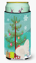 White Holland Turkey Christmas Tall Boy Hugger Can Cooler Sleeve Machine Washable Drink Collapsible Insulator Beverage Insulated Holder