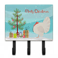 White Holland Turkey Christmas Leash or Key Holder Wall Hooks, Coat Rack Wall Mount, for Hanging Keys, Towels, Aprons, Leashes