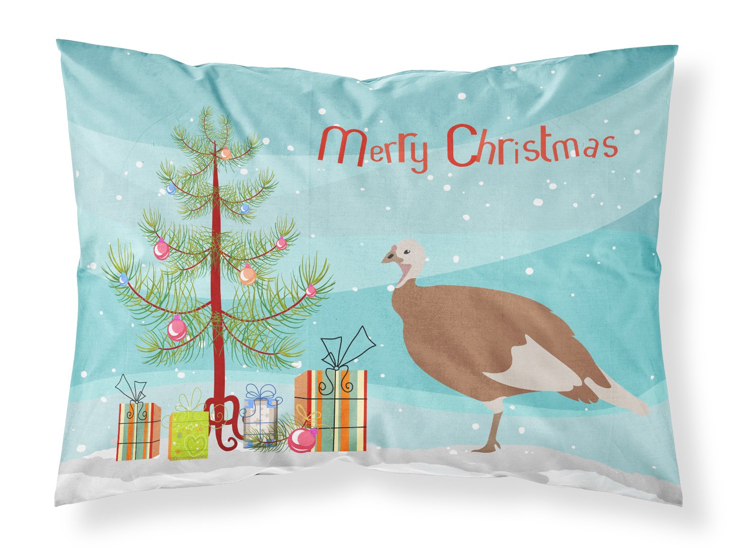 Jersey Buff Turkey Hen Christmas Standard Pillowcase Lightweight Super Soft Easy Care Decorative Artwork Pillowcase, Standard