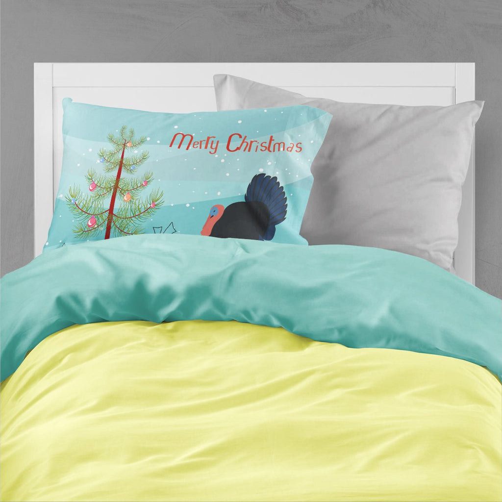 Norfolk Black Turkey Christmas Standard Pillowcase Lightweight Super Soft Easy Care Decorative Artwork Pillowcase, Standard