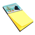 Norfolk Black Turkey Christmas Watercolor Sticky Note Holder Refillable Dispenser Desk Accessory 3x3 Pad Gift