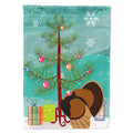 Bronze Turkey Christmas House Flag 28x40 Porch Sleeve Pole Decorative Outside Yard Banner Artwork Wall Hanging, Polyester