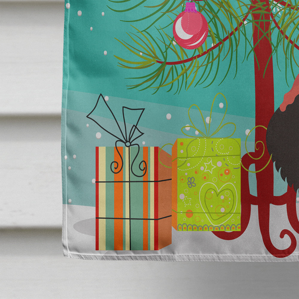 Bronze Turkey Christmas House Flag 28x40 Porch Sleeve Pole Decorative Outside Yard Banner Artwork Wall Hanging, Polyester