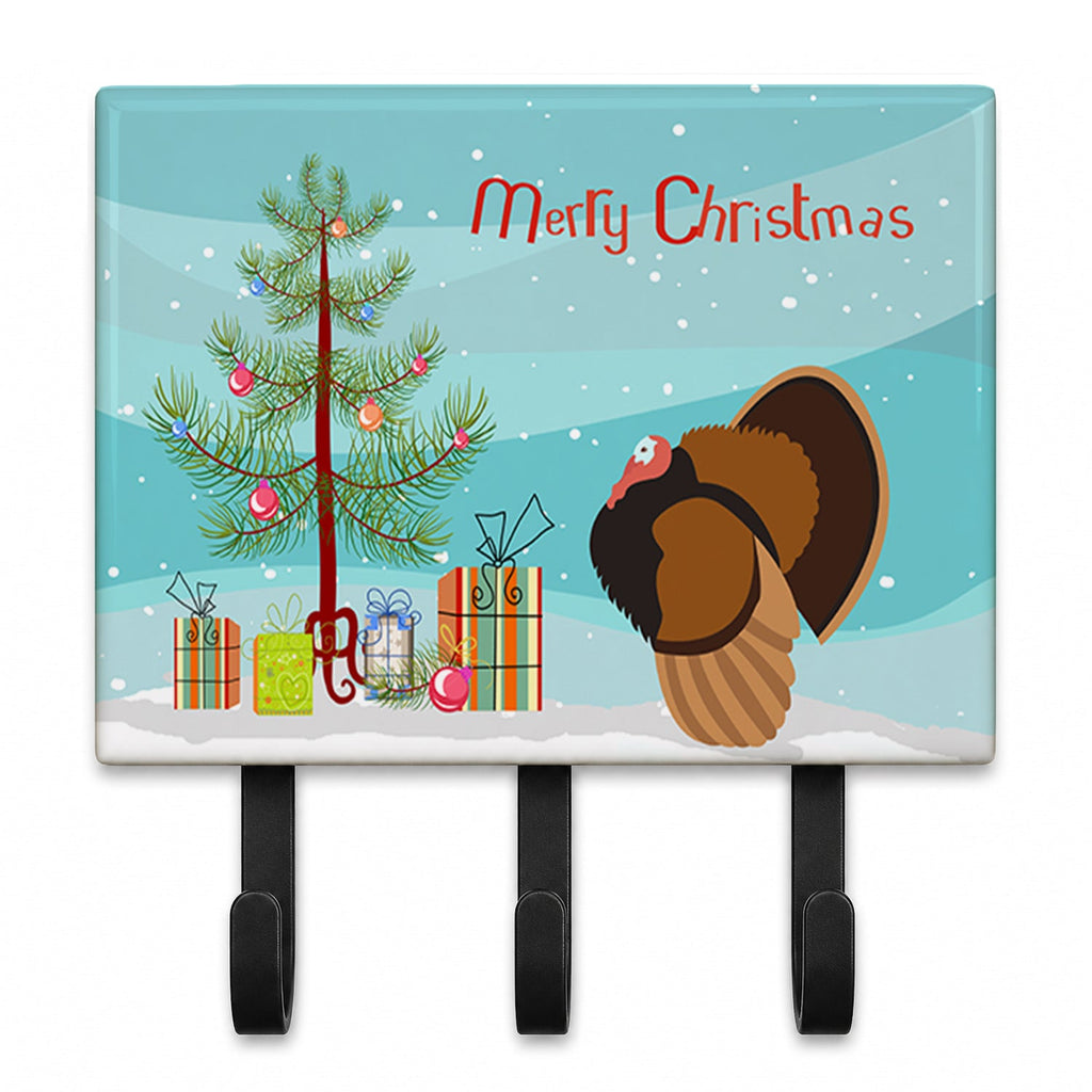 Bronze Turkey Christmas Leash or Key Holder Wall Hooks, Coat Rack Wall Mount, for Hanging Keys, Towels, Aprons, Leashes
