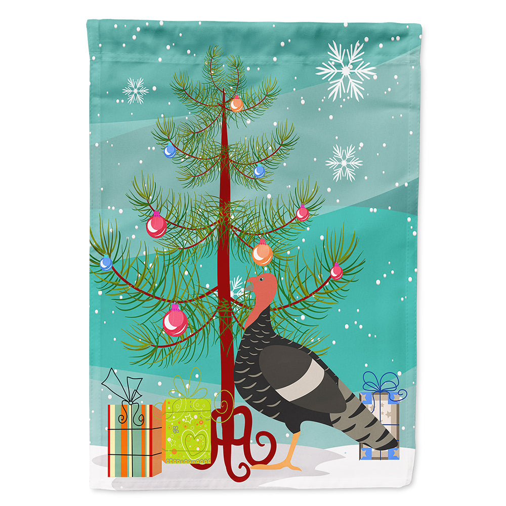 Marragansett Turkey Christmas House Flag 28x40 Porch Sleeve Pole Decorative Outside Yard Banner Artwork Wall Hanging, Polyester