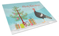 Marragansett Turkey Christmas Cutting Board Tempered Glass Kitchen Cutting Surface, Heat Resistant Chopping, Non-Slip Feet, Food Prep & Serving