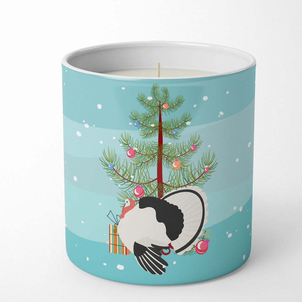 Royal Palm Turkey Christmas Decorative Soy Candle Nature Soy Wax Essential Oil Home Decor Ideal for Bedroom Kitchen Bath Office Gift, 10 oz