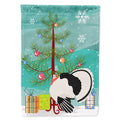 Royal Palm Turkey Christmas House Flag 28x40 Porch Sleeve Pole Decorative Outside Yard Banner Artwork Wall Hanging, Polyester
