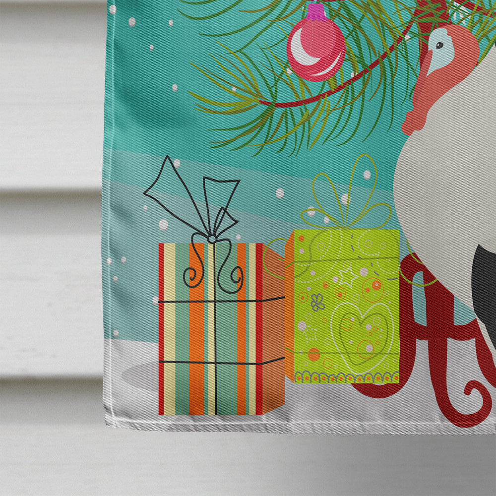 Royal Palm Turkey Christmas House Flag 28x40 Porch Sleeve Pole Decorative Outside Yard Banner Artwork Wall Hanging, Polyester