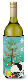 Royal Palm Turkey Christmas Wine Bottle Hugger Gift Sleeve for Standard 750 ml Bottles, Insulated Reusable Also Fits Mini Shot & Pint Bottles