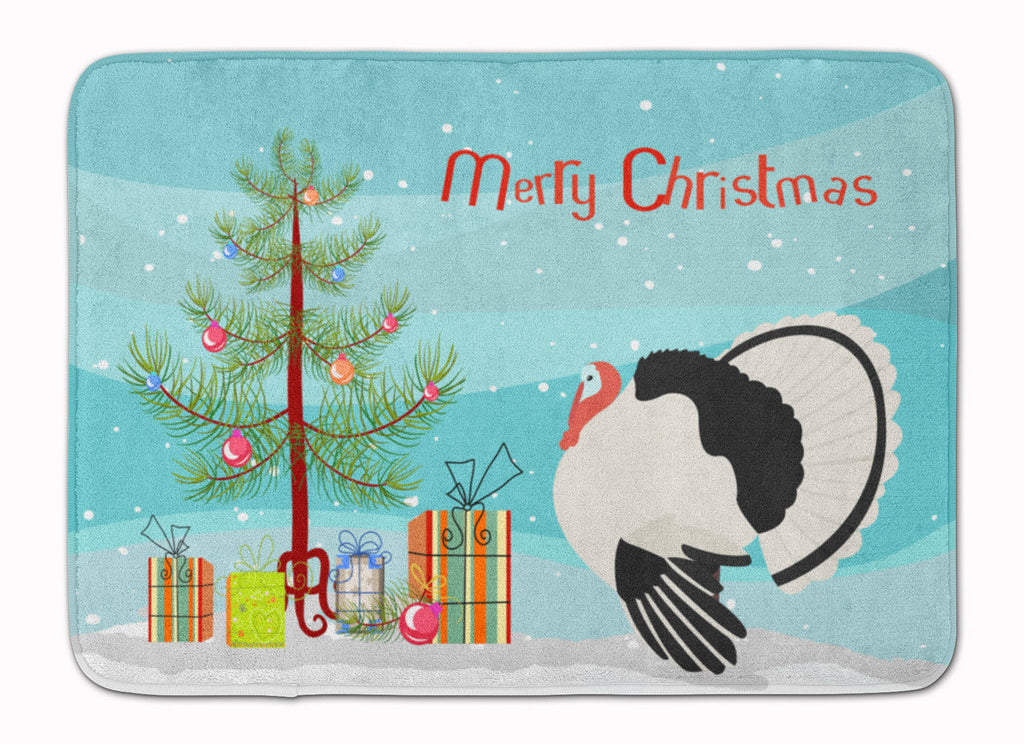 Royal Palm Turkey Christmas Memory Foam Kitchen Mat Machine Washable Anti-Fatigue Cushion Comfort Bath or Kitchen Rug