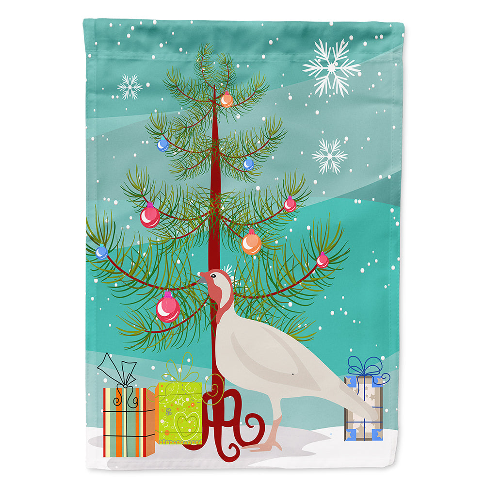 Beltsville Small White Turkey Hen Christmas House Flag 28x40 Porch Sleeve Pole Decorative Outside Yard Banner Artwork Wall Hanging, Polyester