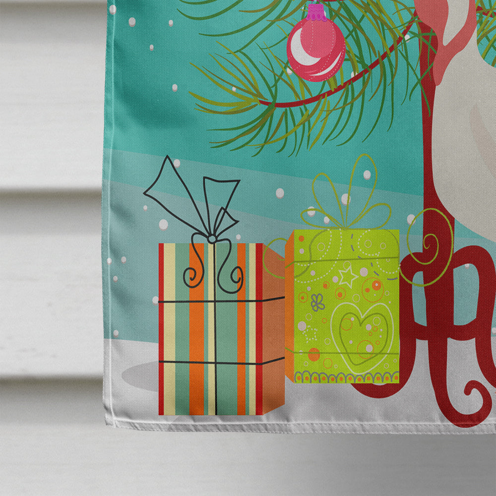 Beltsville Small White Turkey Hen Christmas House Flag 28x40 Porch Sleeve Pole Decorative Outside Yard Banner Artwork Wall Hanging, Polyester