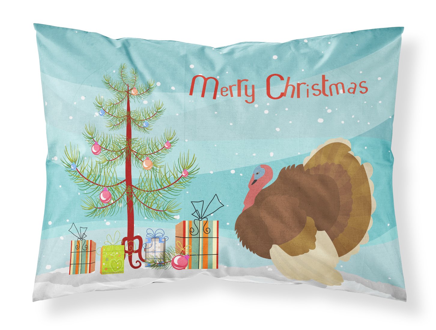 French Turkey Dindon Christmas Standard Pillowcase Lightweight Super Soft Easy Care Decorative Artwork Pillowcase, Standard