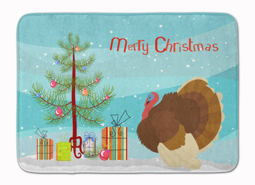 French Turkey Dindon Christmas Memory Foam Kitchen Mat Machine Washable Anti-Fatigue Cushion Comfort Bath or Kitchen Rug