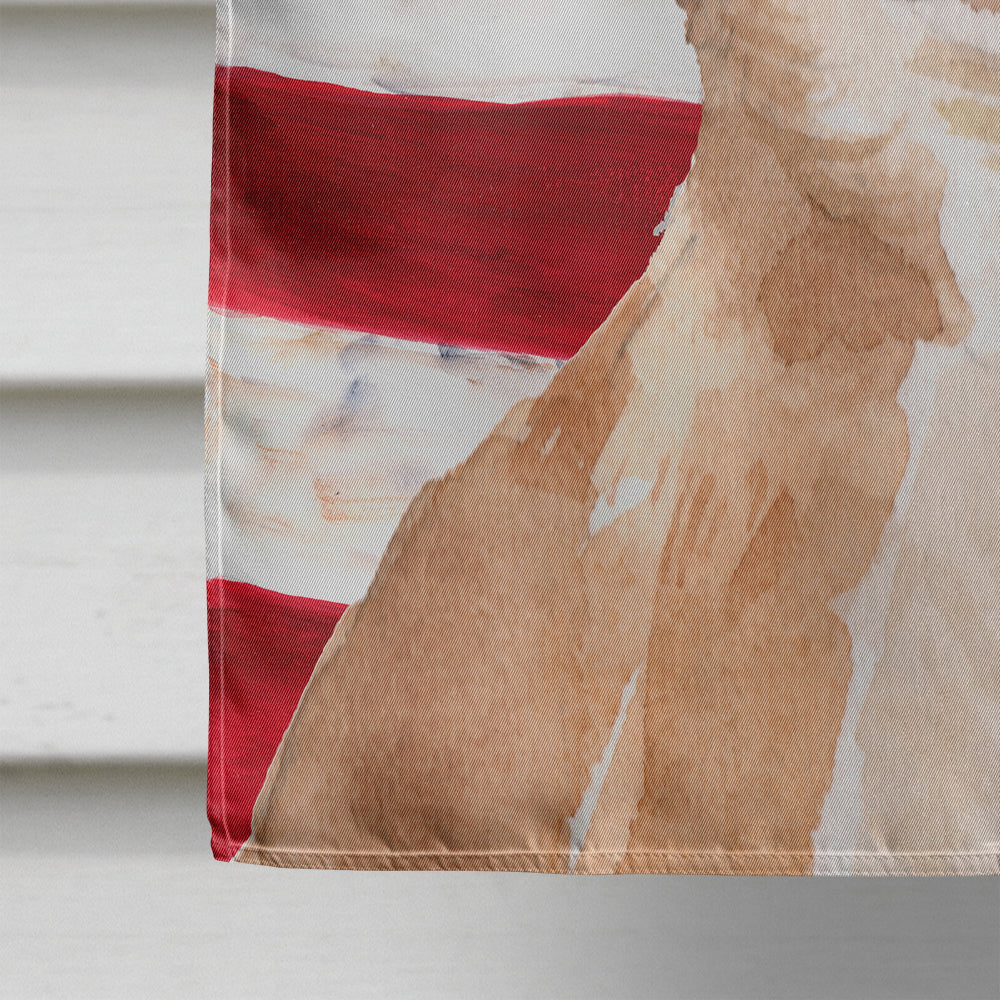 Chihuahua Patriotic House Flag 28x40 Porch Sleeve Pole Decorative Outside Yard Banner Artwork Wall Hanging, Polyester