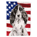 Black Parti Patriotic House Flag 28x40 Porch Sleeve Pole Decorative Outside Yard Banner Artwork Wall Hanging, Polyester