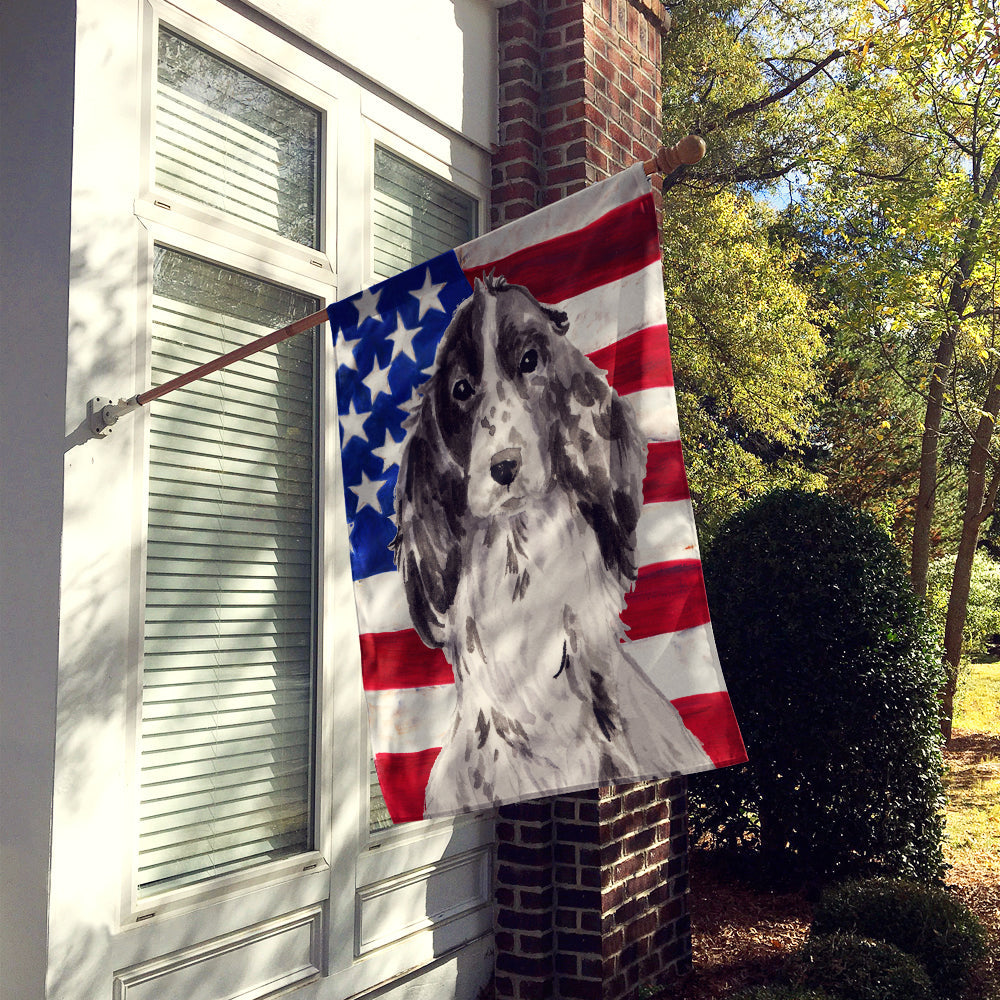 Black Parti Patriotic House Flag 28x40 Porch Sleeve Pole Decorative Outside Yard Banner Artwork Wall Hanging, Polyester