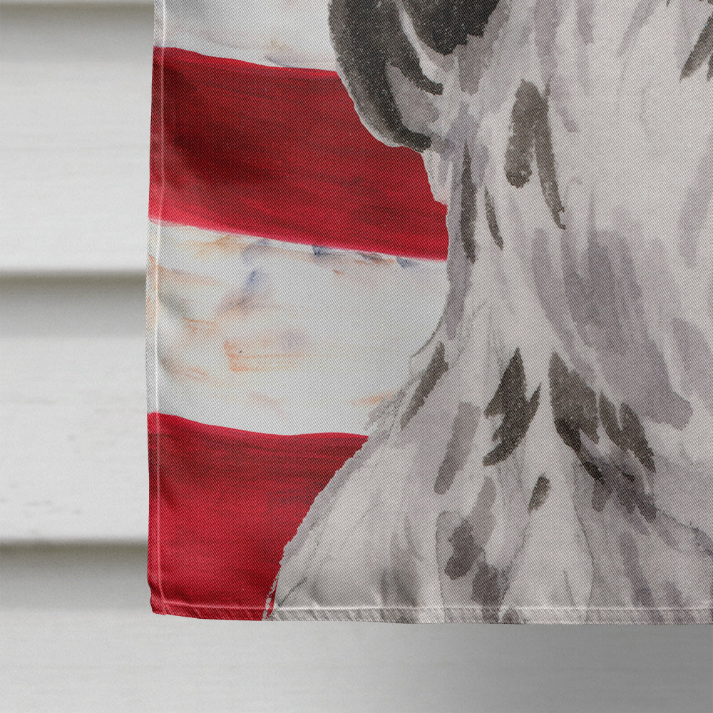 Black Parti Patriotic House Flag 28x40 Porch Sleeve Pole Decorative Outside Yard Banner Artwork Wall Hanging, Polyester