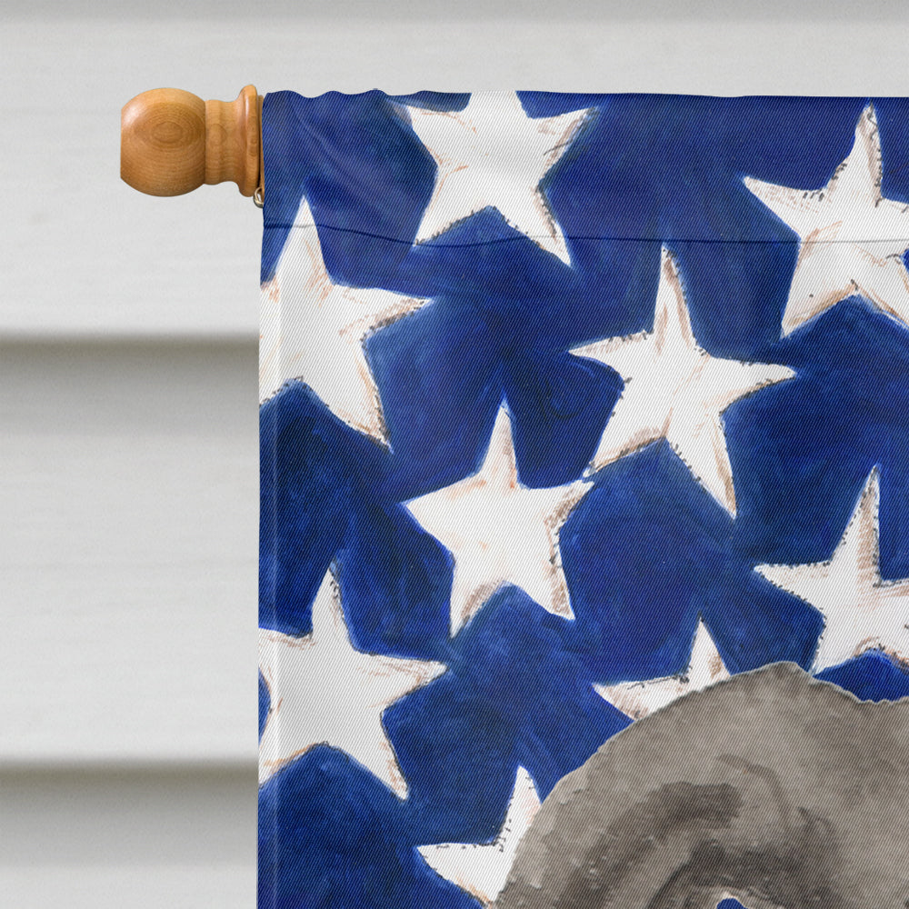 Italian Greyhound Patriotic House Flag 28x40 Porch Sleeve Pole Decorative Outside Yard Banner Artwork Wall Hanging, Polyester