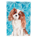 Blenheim Cavalier Spaniel Winter House Flag 28x40 Porch Sleeve Pole Decorative Outside Yard Banner Artwork Wall Hanging, Polyester