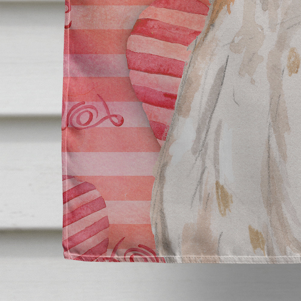 Brittany Spaniel Love House Flag 28x40 Porch Sleeve Pole Decorative Outside Yard Banner Artwork Wall Hanging, Polyester