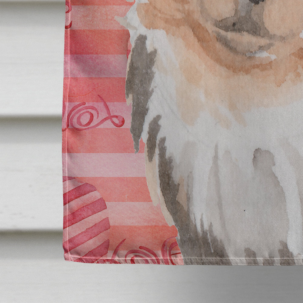 Long Haired Chihuahua Love House Flag 28x40 Porch Sleeve Pole Decorative Outside Yard Banner Artwork Wall Hanging, Polyester