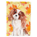 Blenheim Cavalier Spaniel Fall House Flag 28x40 Porch Sleeve Pole Decorative Outside Yard Banner Artwork Wall Hanging, Polyester