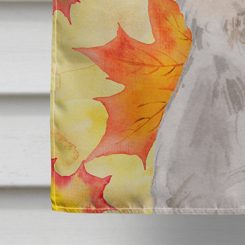 Wire Hair Jack Russell Fall House Flag 28x40 Porch Sleeve Pole Decorative Outside Yard Banner Artwork Wall Hanging, Polyester