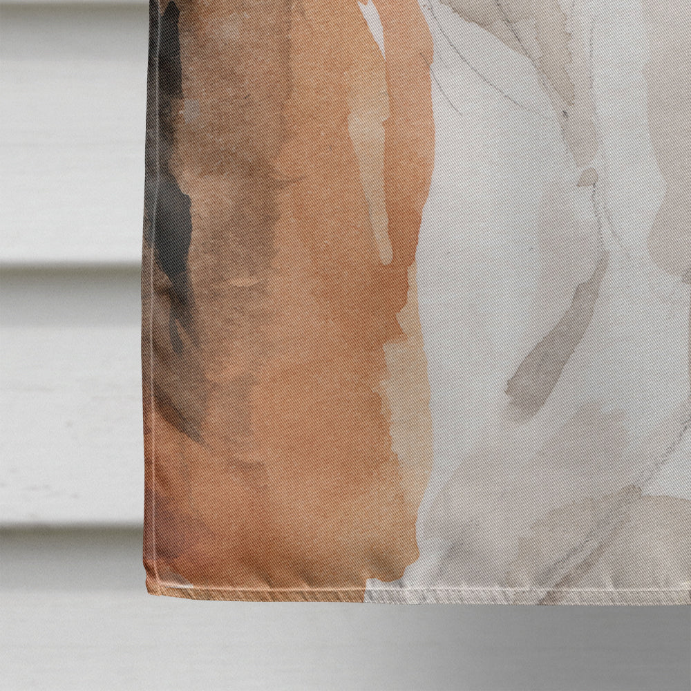 Beagle Fall House Flag 28x40 Porch Sleeve Pole Decorative Outside Yard Banner Artwork Wall Hanging, Polyester