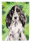 Black Parti St. Patrick's House Flag 28x40 Porch Sleeve Pole Decorative Outside Yard Banner Artwork Wall Hanging, Polyester