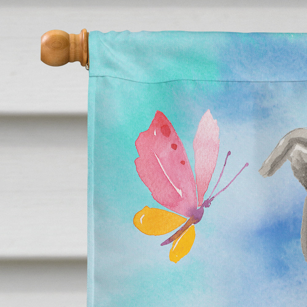 Staffordshire Bull Terrier Easter House Flag 28x40 Porch Sleeve Pole Decorative Outside Yard Banner Artwork Wall Hanging, Polyester