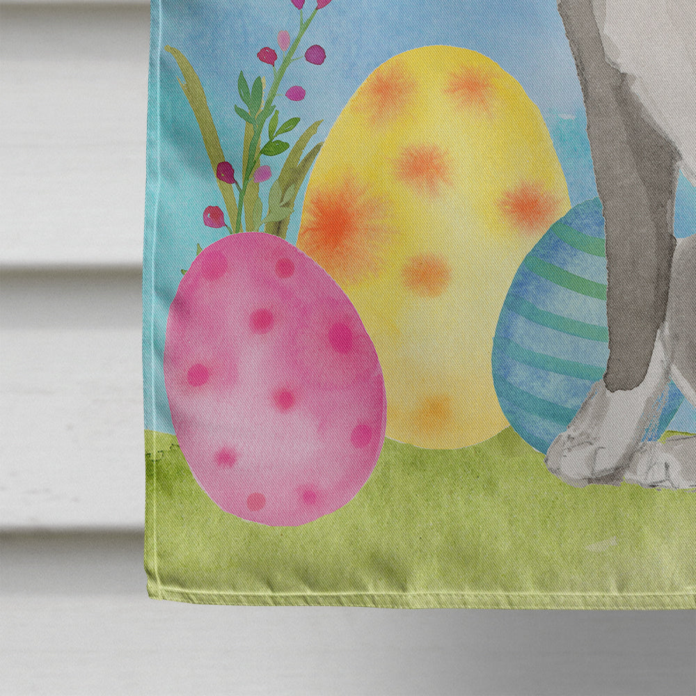 Staffordshire Bull Terrier Easter House Flag 28x40 Porch Sleeve Pole Decorative Outside Yard Banner Artwork Wall Hanging, Polyester