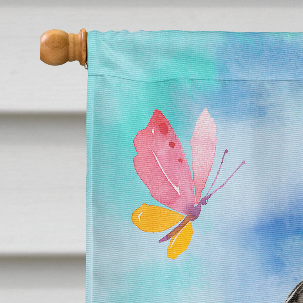 Australian Shepherd Easter House Flag 28x40 Porch Sleeve Pole Decorative Outside Yard Banner Artwork Wall Hanging, Polyester