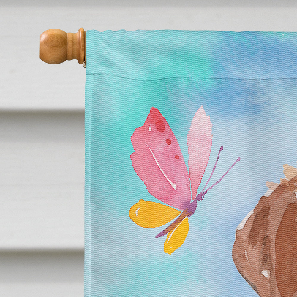 Brittany Spaniel Easter House Flag 28x40 Porch Sleeve Pole Decorative Outside Yard Banner Artwork Wall Hanging, Polyester