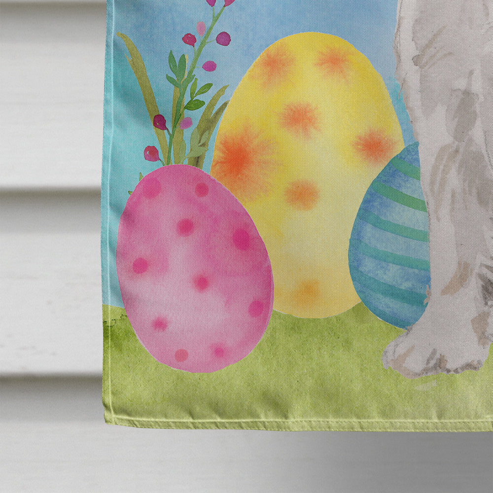 Wire Hair Jack Russell Easter House Flag 28x40 Porch Sleeve Pole Decorative Outside Yard Banner Artwork Wall Hanging, Polyester