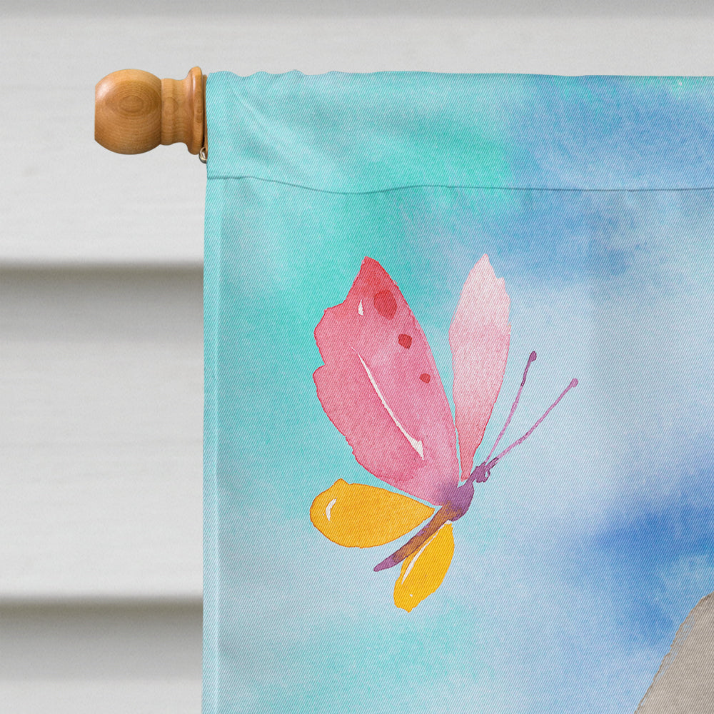 Italian Greyhound Easter House Flag 28x40 Porch Sleeve Pole Decorative Outside Yard Banner Artwork Wall Hanging, Polyester