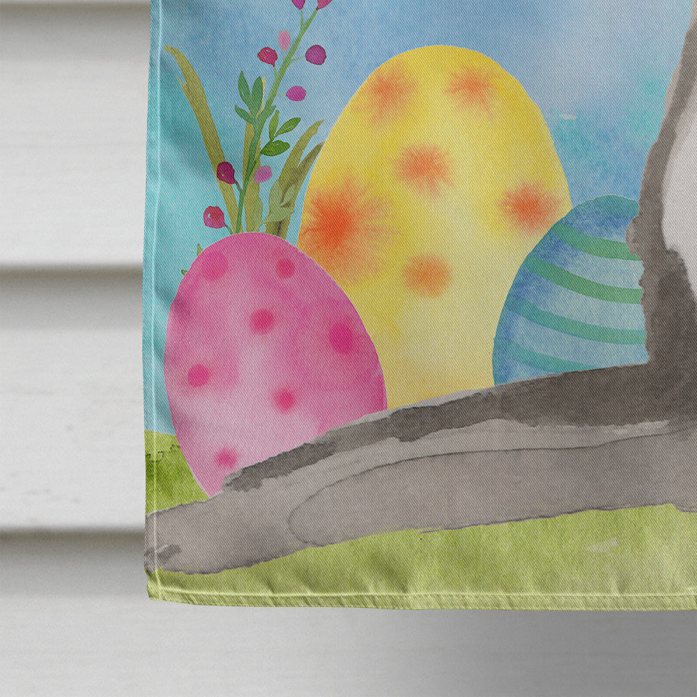 Italian Greyhound Easter House Flag 28x40 Porch Sleeve Pole Decorative Outside Yard Banner Artwork Wall Hanging, Polyester