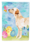 Yellow Labrador #2 Easter House Flag 28x40 Porch Sleeve Pole Decorative Outside Yard Banner Artwork Wall Hanging, Polyester