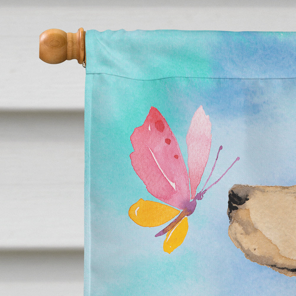 Yellow Labrador #2 Easter House Flag 28x40 Porch Sleeve Pole Decorative Outside Yard Banner Artwork Wall Hanging, Polyester