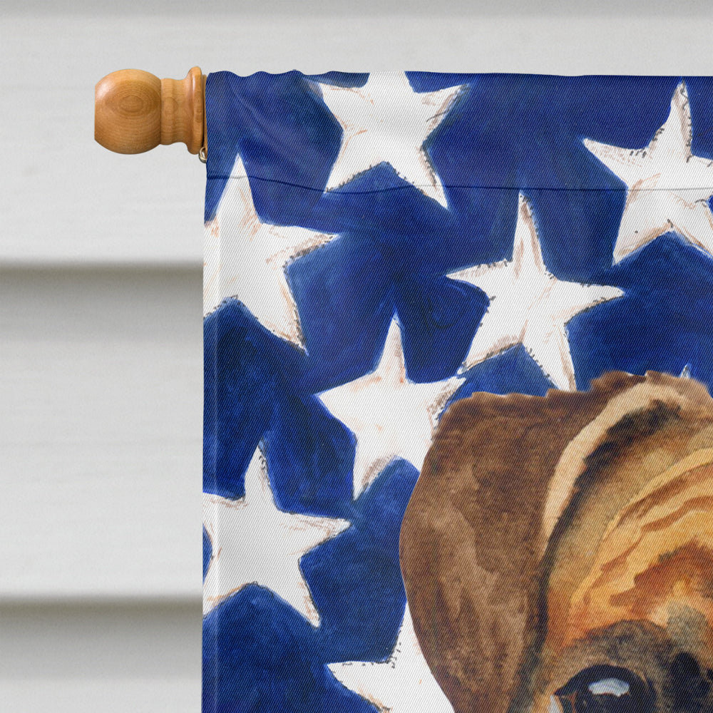 German Boxer Patriotic House Flag 28x40 Porch Sleeve Pole Decorative Outside Yard Banner Artwork Wall Hanging, Polyester