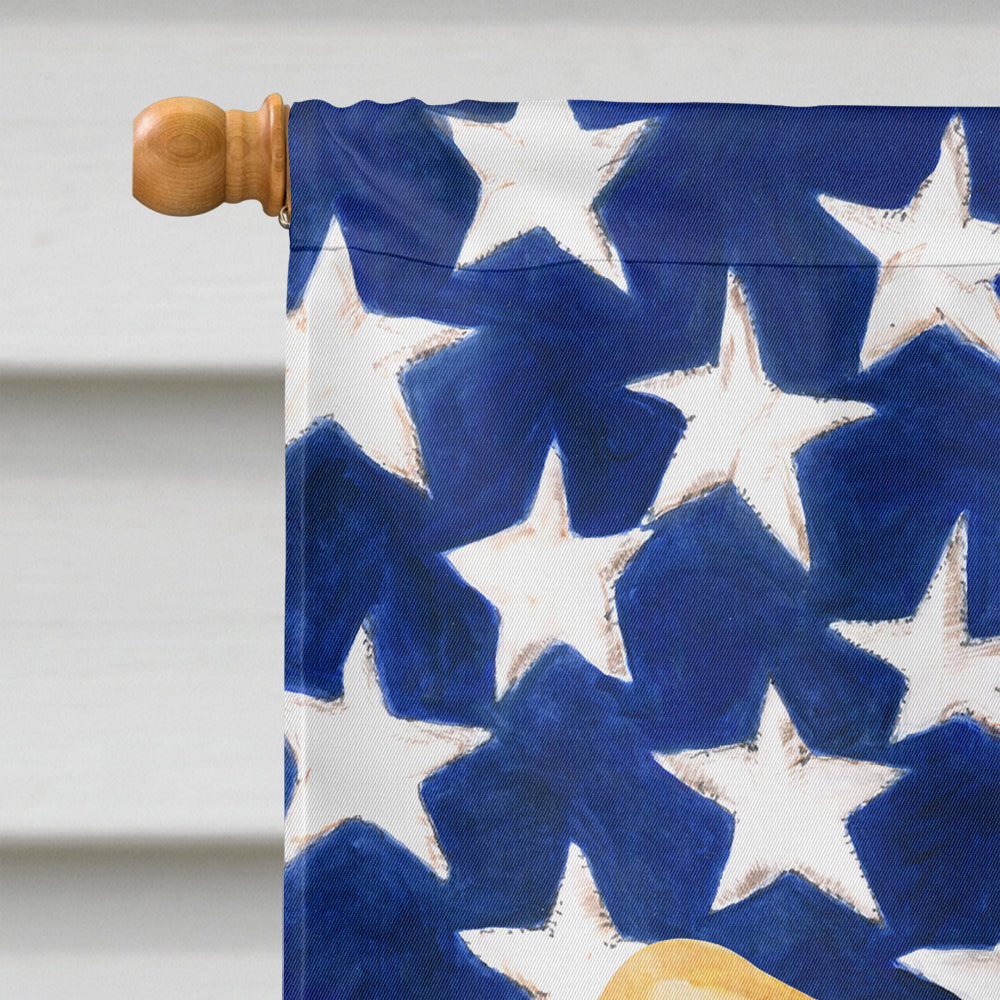 Pembroke Corgi Patriotic House Flag 28x40 Porch Sleeve Pole Decorative Outside Yard Banner Artwork Wall Hanging, Polyester